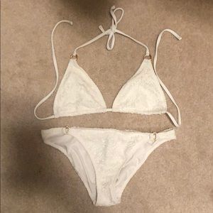 COPY - Ralph Lauren White Lace Bikini
